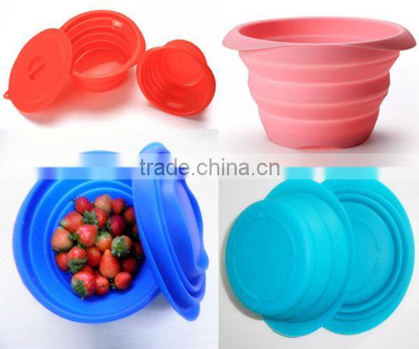 Popular High Quality BPA Free Mini Silicone Suction Baby Bowls