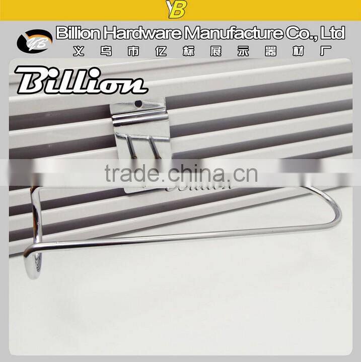 Good Quality supermarket hooks chrome retail slatwall wire display hooks