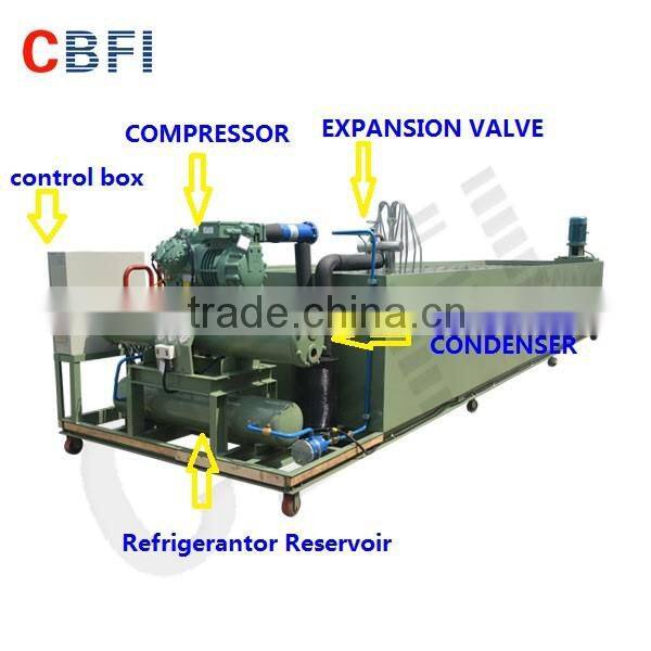 R22/R404a refrigerant ice block making machine