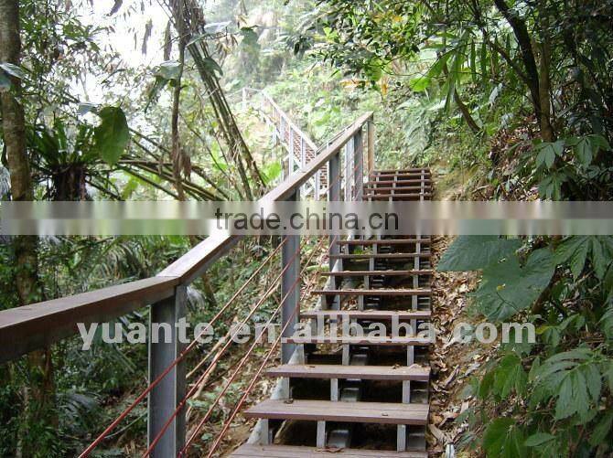 Durable and beautiful Wood Plastic Composite Deck/ WPC Stair 1