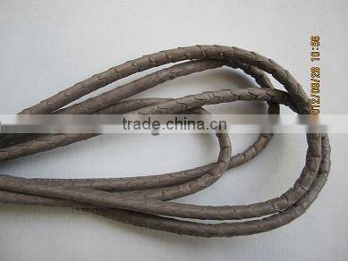 3mm,4mm,5mm,6mm,7mm genuine snakeskin leather cord string for jewelry