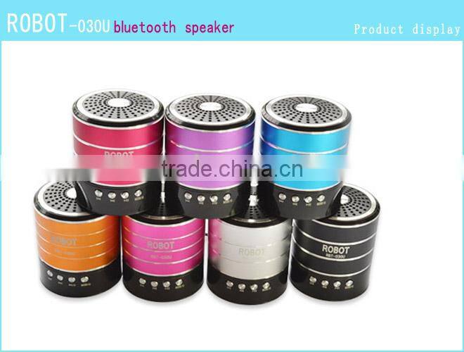 Robot-030u Portable bluetooth speaker,with USB dicsks,fm radio,mini TF card Speaker