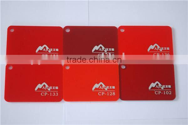 PMMA sheet colored acrylic sign board