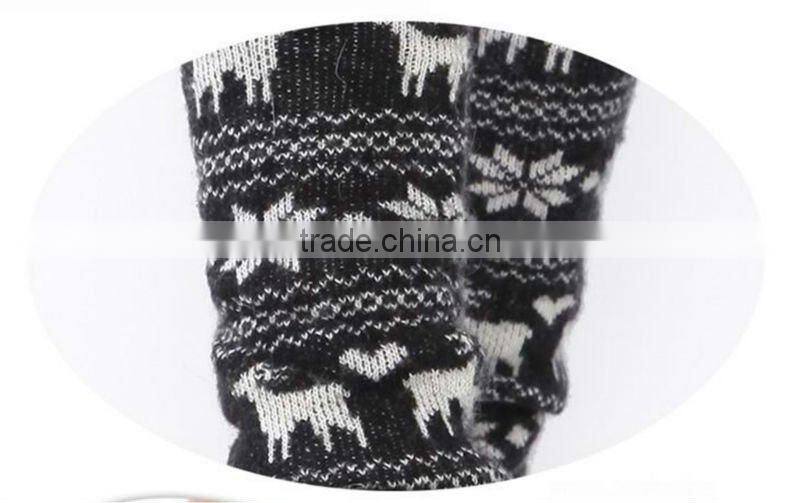 winter fashion collection! women leg warmer-Christmas deer