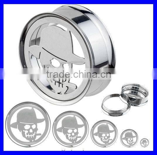 Body Jewelry Stainless Steel Flesh Tunnels
