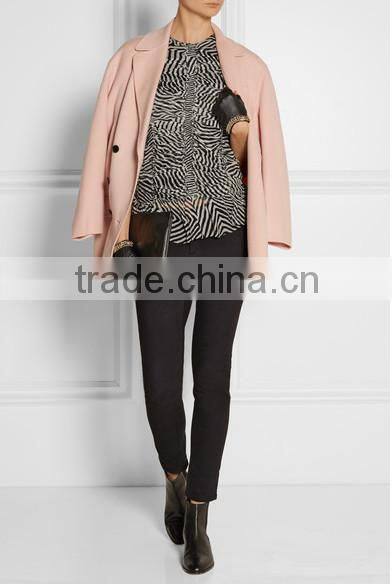 Wholesale ladies 2015 Fashion leather fingerless driving gloves