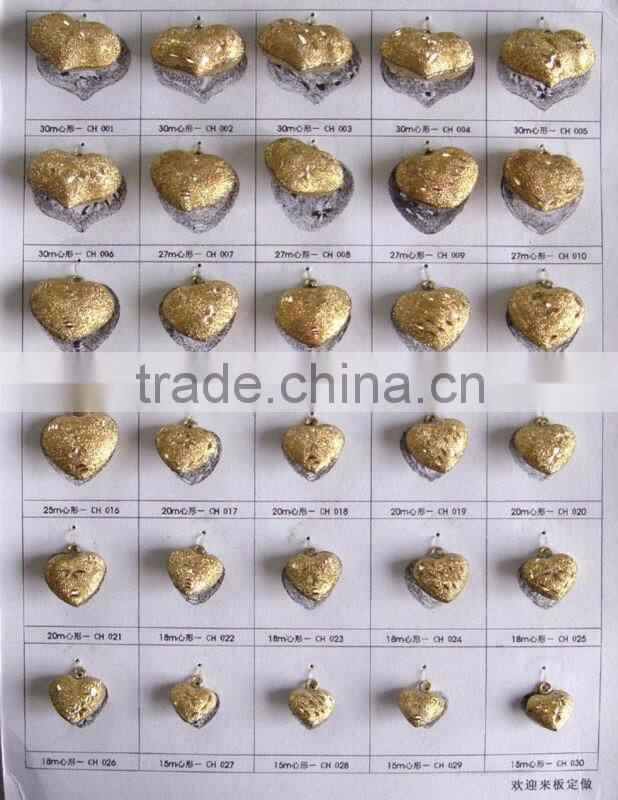 METAL SHIMMERING PAVE'S CARVED BRASS BEADS