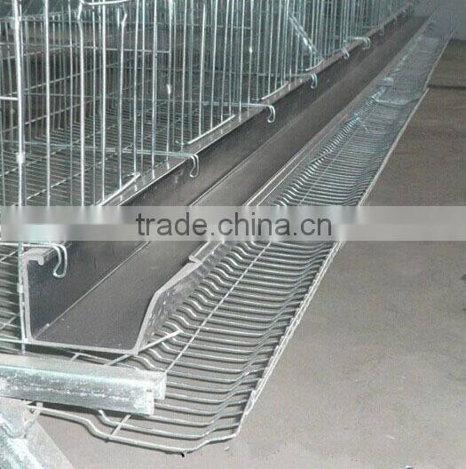 Galvanized battery quail cage for