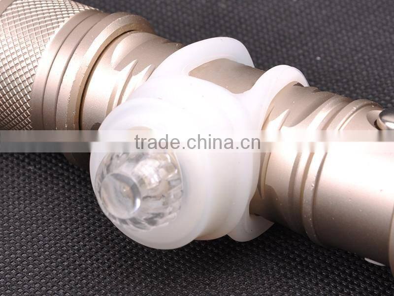 Silicone White LED Bicycle Light for Outdoor Wholesale