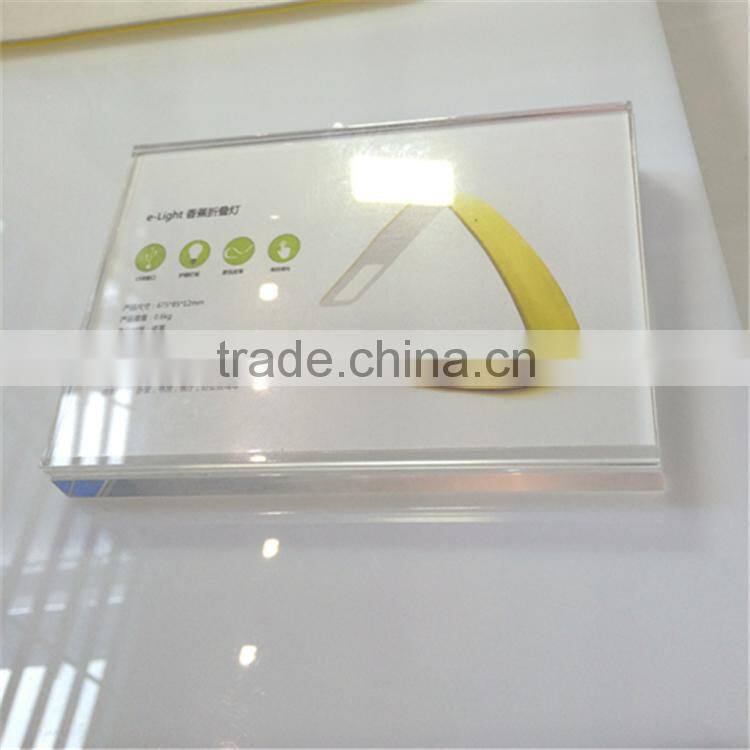 Wholesale acrylic glass block, price display block, leaflet holder