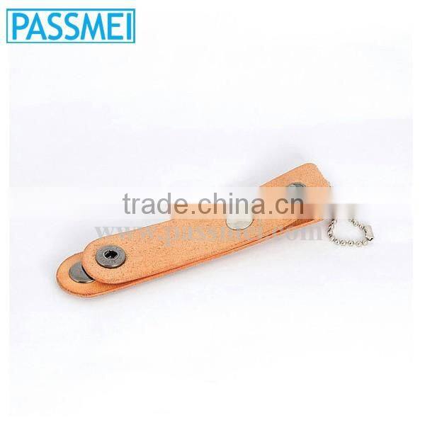 Premium Vegetable Tanned Genuine Leather Handmade Earphone Holder Cable Organizer