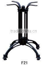 cast iron black restaurant table base F21
