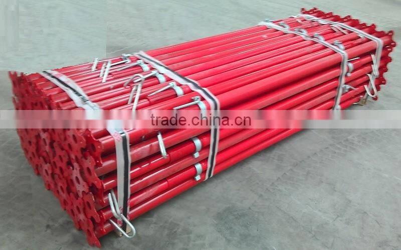 Painted/galvanized adjustable formwork steel prop for shoring