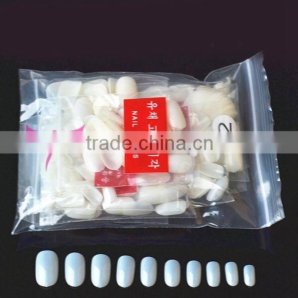 Korea quality nail tips,oval nail tips free