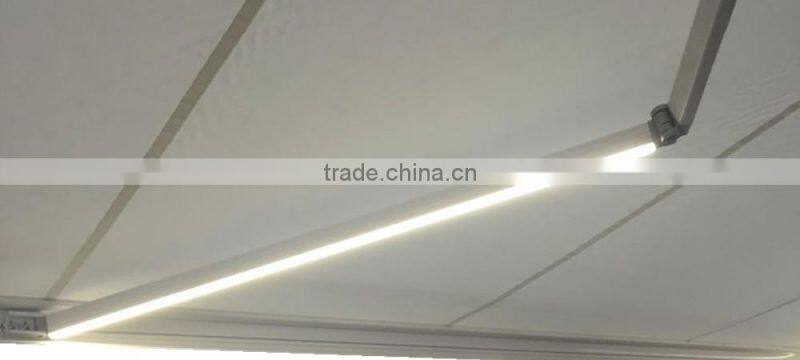 4.5m*2.5m-LED Retractable Full Cassette Folding arm Awning