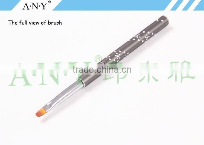 ANY Nail Art Beauty Care Metal Handle High Quality China Nail Brushes UV Gel