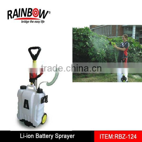 15L electric sprayer RBZ-124 battery power sprayer with wheels
