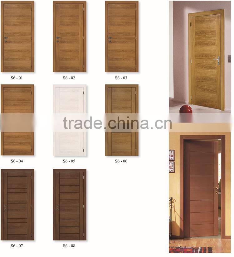Popular honeycomb paper core interior flush room door design