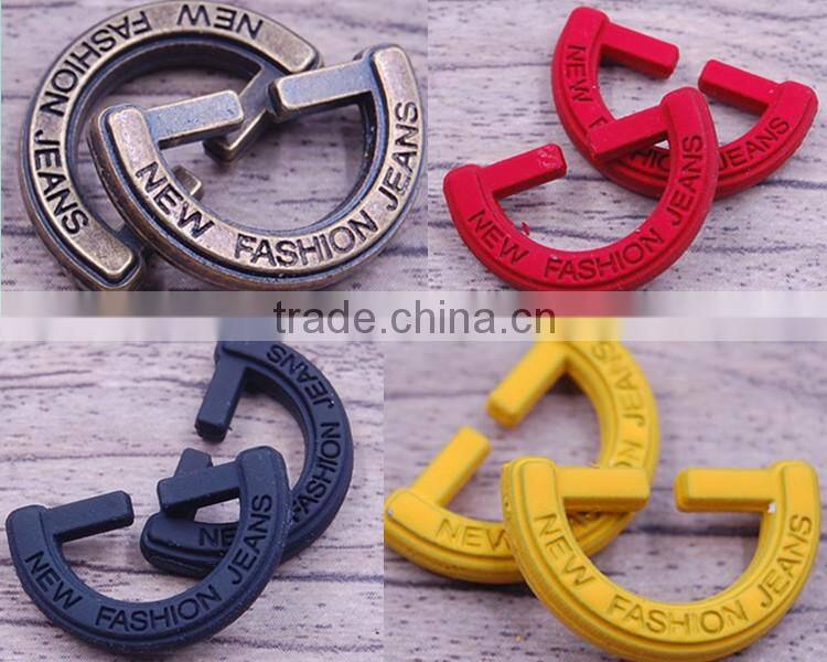 Jeans mock up key d ring screw bulk metal d ring