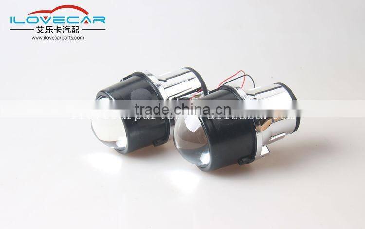 Flat type H/L BEAM FOR universal cars hid xenon projector lens, car xenon hid kit for h11 lamp
