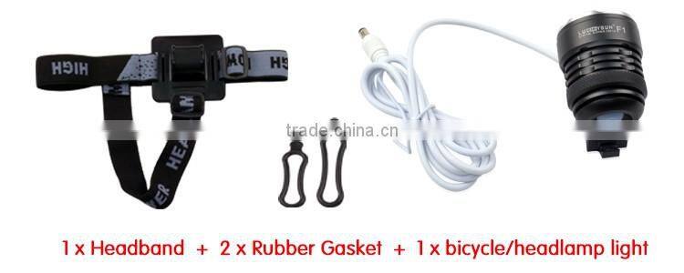 CE Certification customizable XM-L2 1000lm 7.4V 12V anti-glare Riding bike light for outdoors