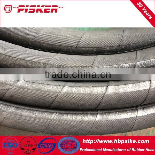 High Pressure Fibre Braided Rubber Resin Hose SAE 100 R7/EN856 R7 STANDARD