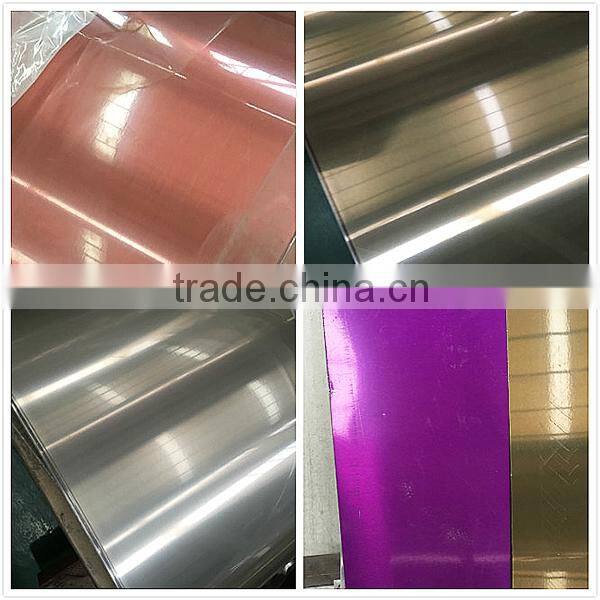 Construction application PVDF prepainted color coated aluminum coil