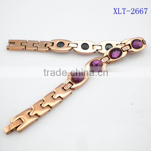 2015 china supplier fashion jewelry new product wholesale plated natural color stone bracelets for women