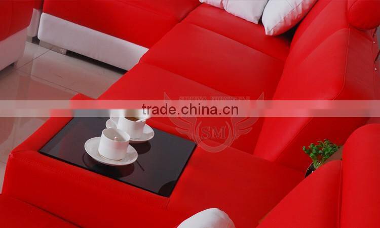 Sumeng 2016 top grain leather china furniture sofa