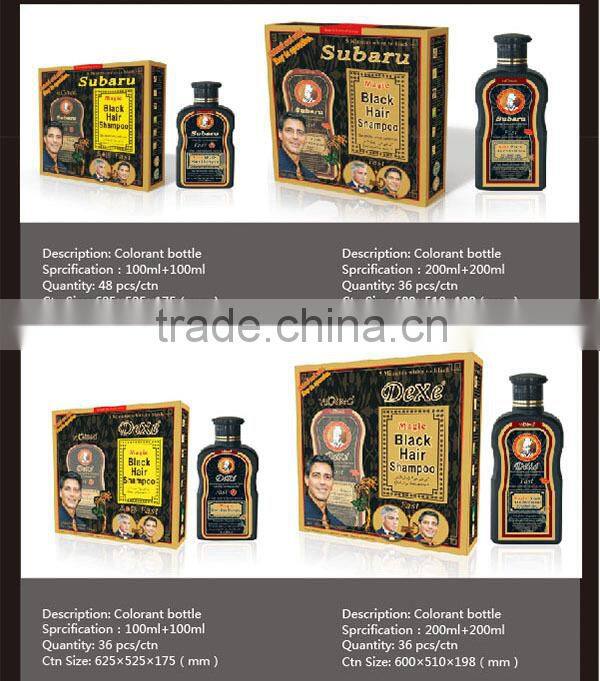 no damage subaru black hair shampoo for hair dye of best selling in Pakistan and Afghanistan