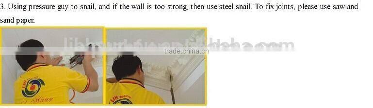 HG7001 Factory price exterior and Interior decorative PU foam cornice moulding