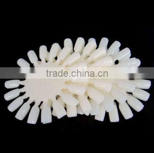 20 colors charts Nail polish gels display Manicure Practice Round Wheel Polish Acrylic Display Decoration Nail Art Tip