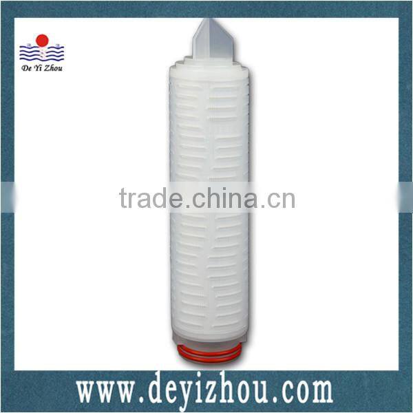 China manufacturer Nylon 6 membrane pleated filter element