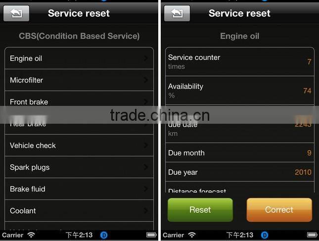 iobd2 xtool bluetooth wireless obd2 scanner diagnostic tool For bmw
