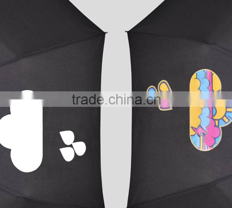 When Get wet colour changing umbrella, fashion umbrella, fancy umbrella