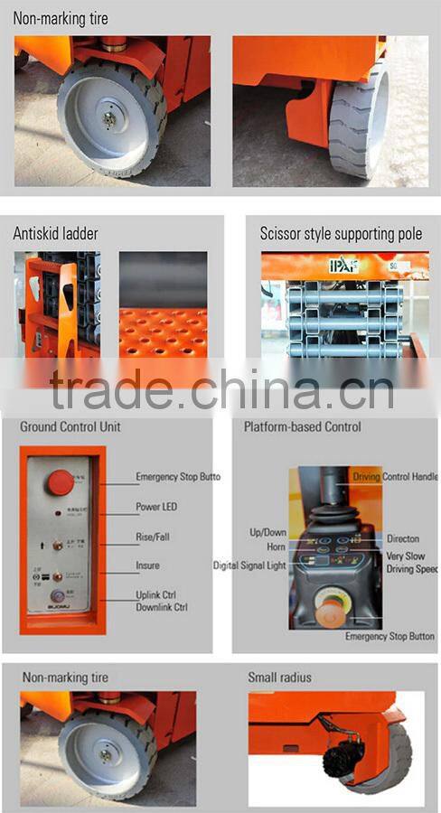 self-propelled electric man lifting equipment
