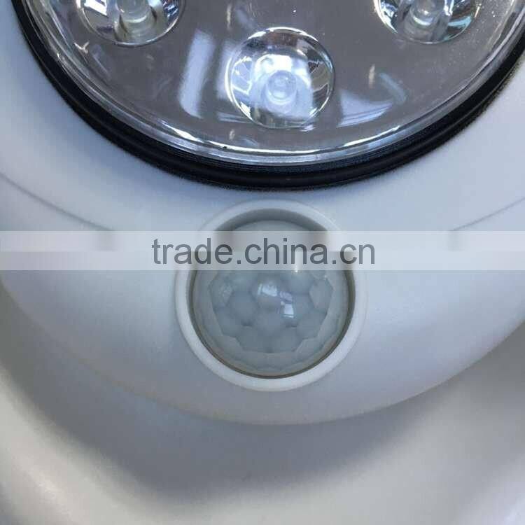 7 LED wireless motion sensor and light sensor light