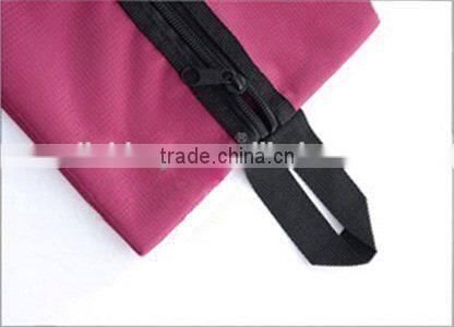 Hot Pink Color Waterproof Sport Shoe Bag