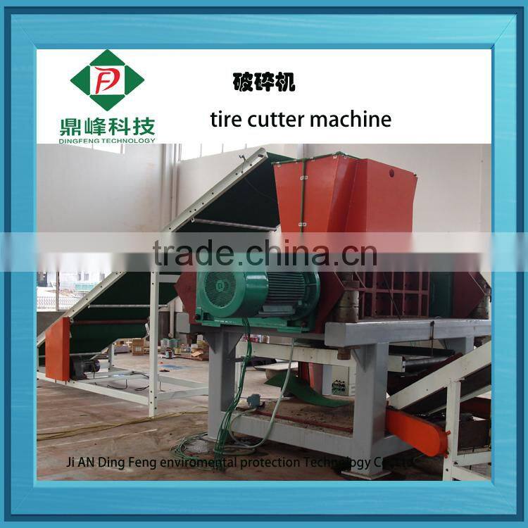 ISO Jiangxi Dingfeng Rubber Crushing Machinery For Waste Tyre Recycling