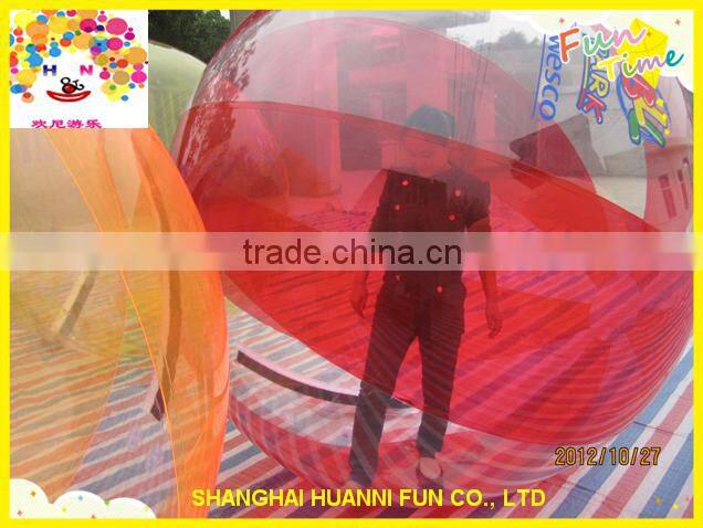 Hot sale TPU or PVC water roller price, water balls, water walking ball