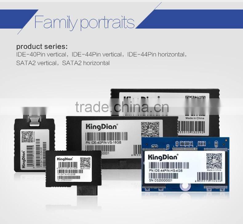 KingDian ssd drives IDE 40PIN Vertical DOM 4GB 8GB 16GB 32GB 64GB Vertical Disk on Module External Hard Drive (IDE-40PIN-VS-DOM)