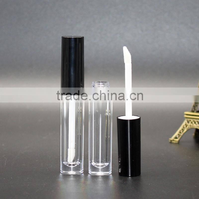 3ml lip gloss containers with brush for cosmetic use