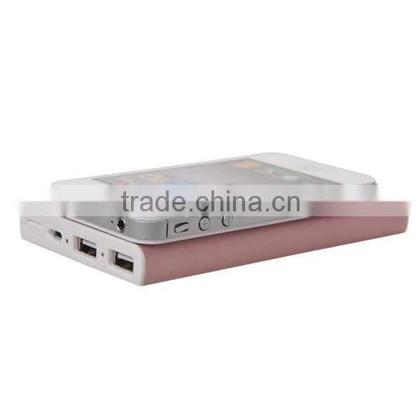 portable mini dual usb power charger