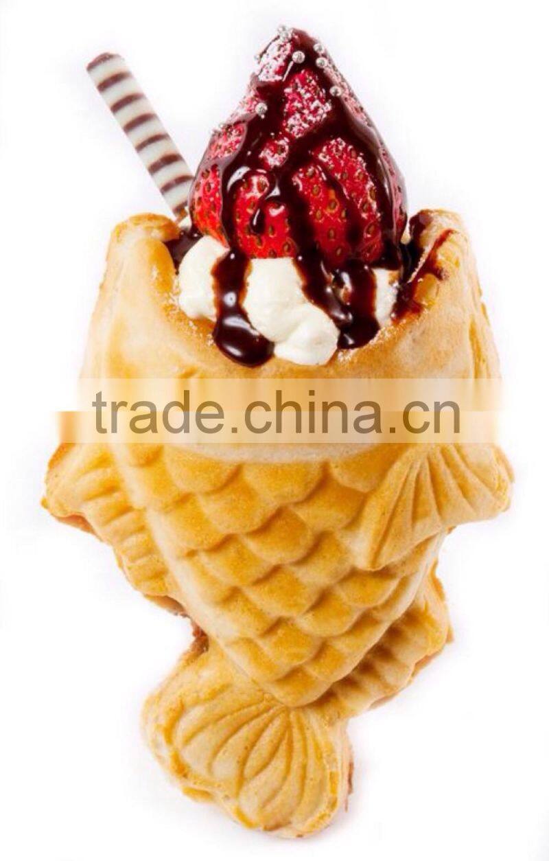 Ce Approved Ice Cream Taiyaki Machine Wholesale Taiyaki Waffle Maker Pan High Quality Fish Shape Taiyaki Making Machine