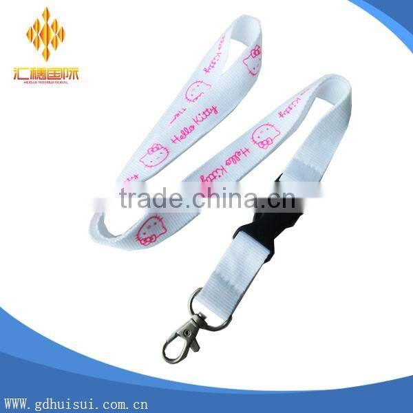 Transparent pvc badge holder lanyard