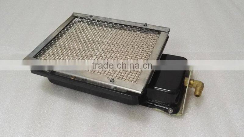 China most professional protective mesh gas infrared ceramic burner for doner shawarma