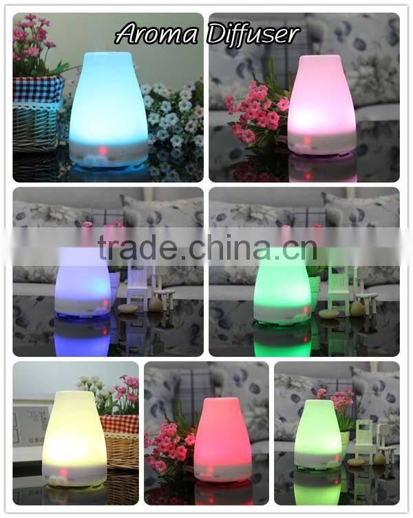 Mini portable skincare Essential Oil Aroma Diffuser Wholesale change color LED Light with Electric air cool mist Aroma Diffuser