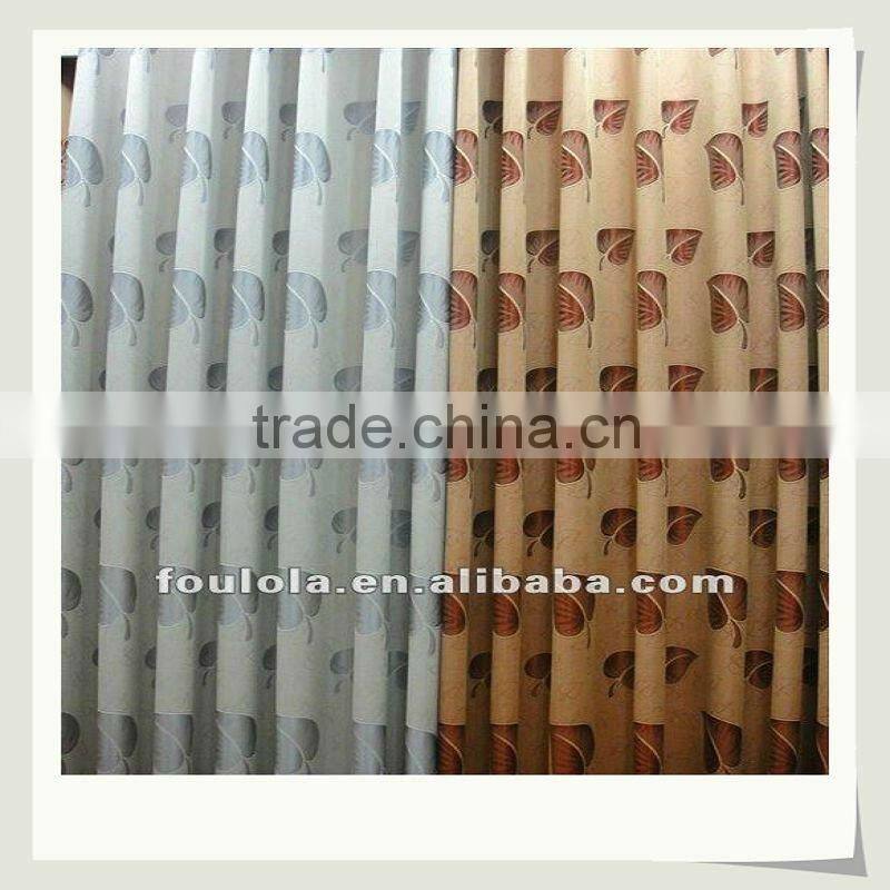 Simple Design European Style Polyester 2.8m Width 170g/m2 Bedroom Curtain Fabric Material