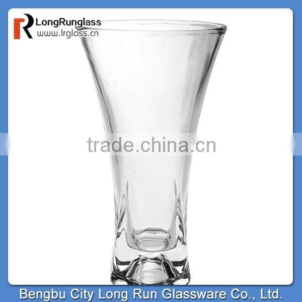 LongRun new design Pattern glass flower glass vase for home decor