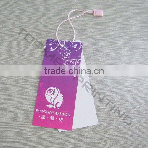 157g Coated Paper Printable Hang Tags for Clothing